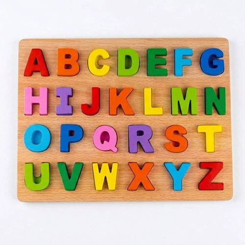 Wooden ABC Alphabet Puzzle Board