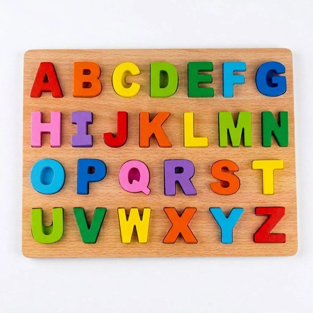 Wooden ABC Alphabet Puzzle Board